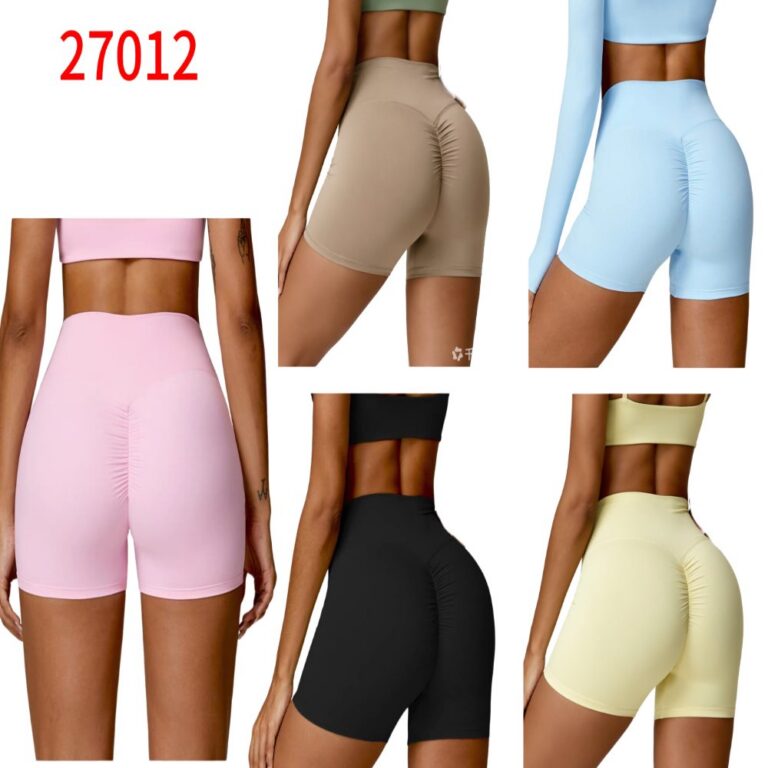 Yoga & Activewear Women's High-Waist Ruched Butt-Lifting Yoga Shorts