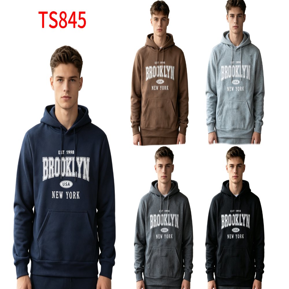 Outdoor Casual Men's BROOKLYN Graphic Pullover Hoodie